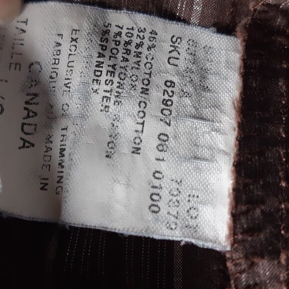 Le Chateau SZ Men's Brown Striped Button Up Shirt ⚡️BUY 3 for $55⚡️ - Picture 12 of 13